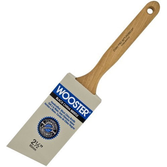 Pincel Wooster Pro 30 Lindbeck, 6,35 cm, ángulo ancho, cerdas negras de China