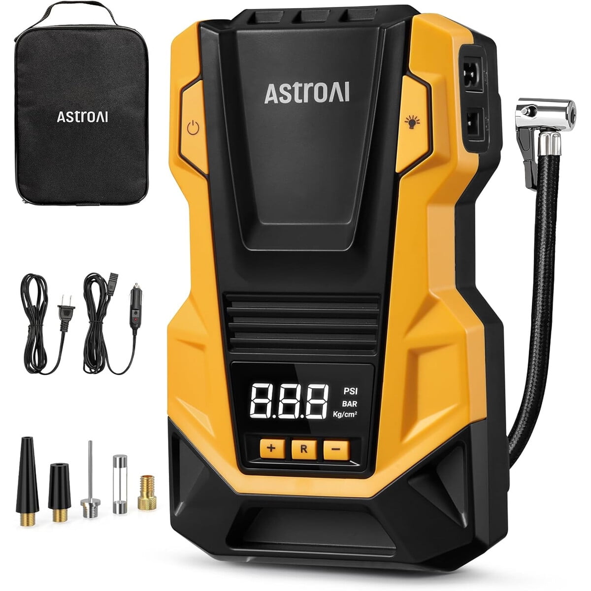 Compresor De Aire Portátil Astroai Acdc 150 Psi 25 Lpm Digital