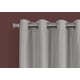 thumbnail image 3 of Panel de cortina Monarch Specialties Blackout 95H Silver x2, 3 of 6