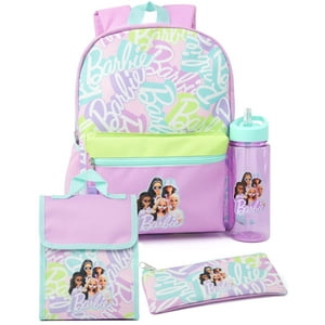 Set De Mochila Para Niñas Barbie Con Mochila Escolar, Estuche Para Lápices Y Bolsa De Almuerzo