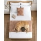thumbnail image 1 of Piecera Cama Chenille Cruzada Decorativa, 1 of 6