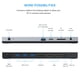 thumbnail image 2 of Adaptador de estación de acoplamiento USB C WAVLINK de triple pantalla de 130 W, 2 of 9
