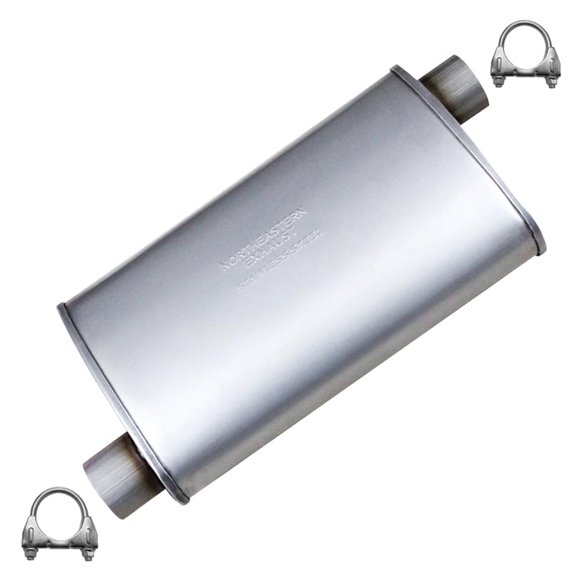 Silenciador de escape Northeastern Exhaust para Chevrolet Equinox 2.4L de acero inoxidable