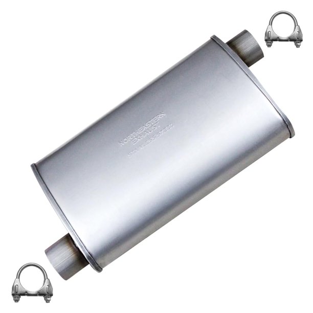 Silenciador de escape Northeastern Exhaust para Chevrolet Equinox 2.4L de acero inoxidable