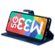thumbnail image 3 of Funda Billetera para Samsung Galaxy M33 5G con Porta Tarjetas y Soporte Ajustable Azul, 3 of 5