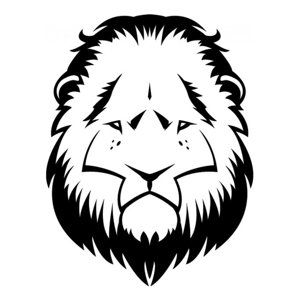 Rienda Libre Graphics - Decomural Lion Portrait African Animals Ws-34069
