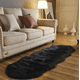 thumbnail image 3 of Alfombra Peluda Bajada Cama 180x60cm Negra, 3 of 3