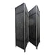 thumbnail image 4 of Biombo De Madera Resistente 4 Paneles Completo 200x180cm negro, 4 of 4