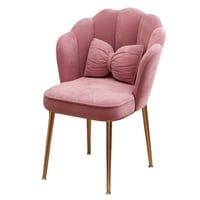 Magideal - Silla De Tocador Silla De Comedor Silla Decorativa Cómoda Y Elegante Rosa