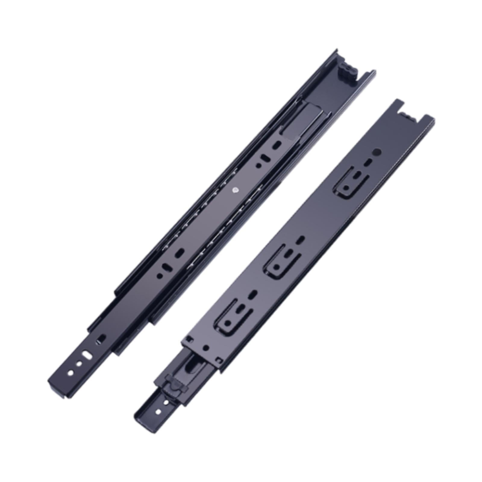 Magideal - Guías Deslizantes Para Cajones De Gabinetes, Rieles, Guías Deslizantes, Accesorios Prácticos De Fácil Instalación, Montaje Lateral, Reemplazo De Riele 40 Centímetros