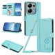 thumbnail image 1 of Funda Cartera Trébol para Xiaomi Redmi Note 13 Pro 4G con Ranuras Tarjetas y Carga Inalámbrica Verde menta, 1 of 6