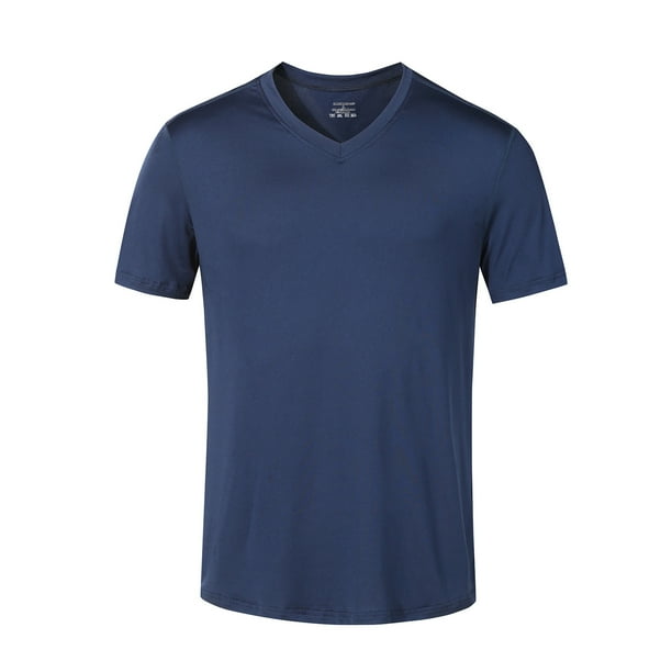 Polera Dry Fit Manga Corta Cuello V Hombre