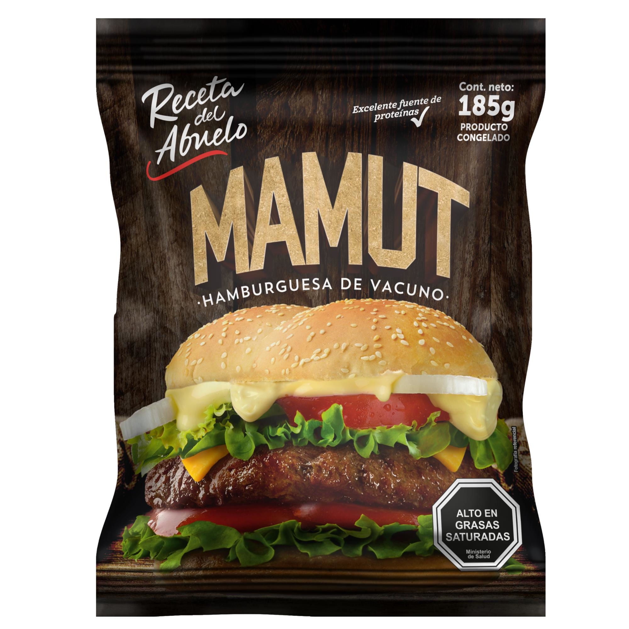 Hamburguesa De Vacuno Mamut 185 g Receta del Abuelo