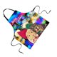 thumbnail image 4 of Delantal de Navidad Unisex Cocina Babero Delantal Cuello Ajustable Cocina CA5344R, 4 of 5