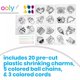 thumbnail image 2 of Kit de arte retráctil Ooly Shrink-Its! Lindo equipo con 20 amuletos para niños, 2 of 6