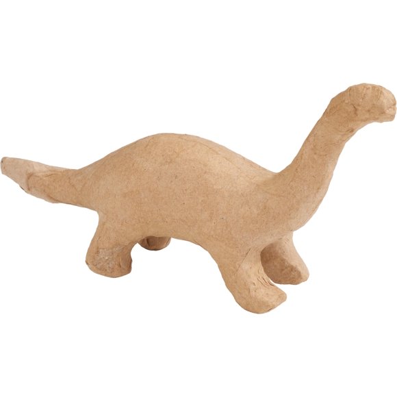 Figurita décopatch Brontosaurio Mache 17 × 5 × 10 cm