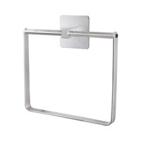 Magideal - Toallero Montado En La Pared, Toallero De Baño, Organizador De Almacenamiento, Accesorios De Baño, Toallero, Colgador Para El Hogar, Lavandería , Plata