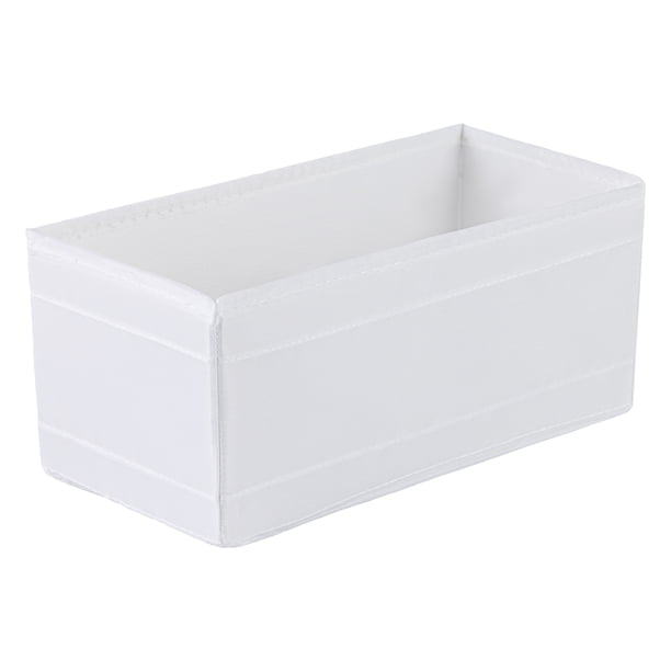 Cubo de Almacenamiento, Cesta de Tela para Estantes de Armario, 1 Paquete de Cesta de Almacenamiento Plegable con Cremallera para Organizar Ropa Blanca 11*5.5*5.1in
