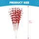 thumbnail image 5 of Planta artificial Joiedomi, 12 unidades, tallos de bayas rojas con purpurina, 43 cm, 5 of 8