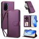 thumbnail image 2 of Funda con Billetera para [Xiaomi Poco M7 4G] con Bolsillo Zipper y Tarjetero Violeta, 2 of 6