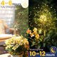 thumbnail image 5 of Luces solares para jardín GIGALUMI, 120 LED, paquete de 2, color blanco cálido, 5 of 9