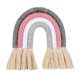 thumbnail image 5 of Tapiz De Borla De Algodón Arcoíris Colgante De Arco Iris De Macramé Para Habitación De Bebé D, 5 of 5