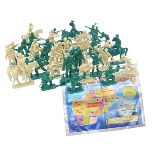 Bothyi - 48 Piezas Vehículos Del Ejército Soldados Modelo Juguetes Juguete Modelo Luchadores Niños