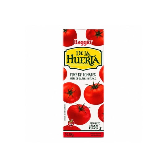 Pure De Tomate 1030 kg De la huerta