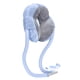 thumbnail image 5 of Cojín Del Coche Del Aeroplano De La Almohada Del Cuello Del Viaje En Forma De U De La Espuma Viscoelástica Azul, 5 of 5