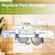 thumbnail image 4 of Bisagra de puerta para Whirlpool Amana Maytag Crosley Front Load, 4 of 9