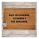 thumbnail image 2 of Tapete Limpia Pies Personalizado Aquí Escuchamos, Juzgamos, 2 of 6