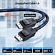 thumbnail image 2 of Cable DisplayPort Matters 1.4 con certificación VESA de 2 m a 8 K, 2 of 6