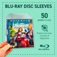 thumbnail image 2 of Funda protectora para discos Blu-Ray Tarifold DJOIS, paquete de 50, 2 of 5