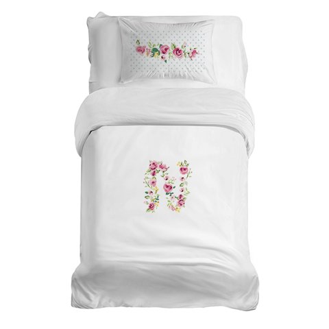 Tuyo Print - Cubreplumón Transición Letras Vintage N