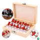thumbnail image 1 of Set 15 Fresas Madera Toma 1/4 6.35mm - Router Tupi Fresadora, 1 of 2