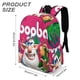 thumbnail image 3 of Booba-theme Backpack, Campus style schoolbag Bookbag with Adjustable Shoulder Straps And Large Zip Compartment, Unisex Travel Bags.42x30x15cm, 3 of 6