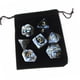 thumbnail image 2 of Paquete De 7 Dados Poliédricos Con Juguetes De Barra De Bolsa Para Ense?anza De Matemáticas Negro, 2 of 5