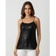 thumbnail image 1 of Blusa Mujer de Tirantes con Lentejuelas Brillantes, 1 of 4