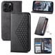 thumbnail image 1 of Funda Flip FOXDOCK para iPhone 15 Pro Max , Estilo Billetera con Diseño Rombo, Correa de Mano y Soporte, Uso Diario, 1 of 6