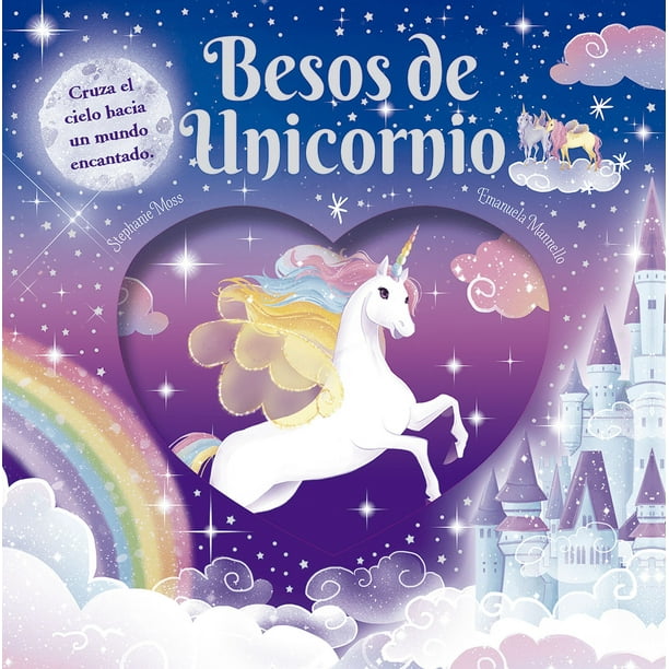 Libro Destellos Mágicos- Deseos De Unicornio / 24 Páginas De 22,5 X 22,5 Cm. Tapa Cartoné Acolchada, Con Spot Uv Y Troquel Con Globo De Gel Con Glitter