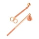 thumbnail image 5 of Juego De Accesorios Para Velas, Recortador De Mechas Para Apagar Llamas, Ajuste De Rosa áurea, 5 of 5