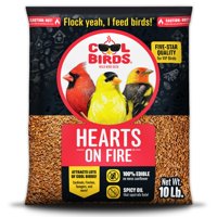 Bird Seed Cool Birds Hearts On Fire Hot, Girasol Descascarado De 4,54 Kg