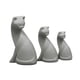 thumbnail image 2 of Figura De Gato En Miniatura 1/12, Adorno Coleccionable Para Decoración De Escritorio, Gris, 2 of 5