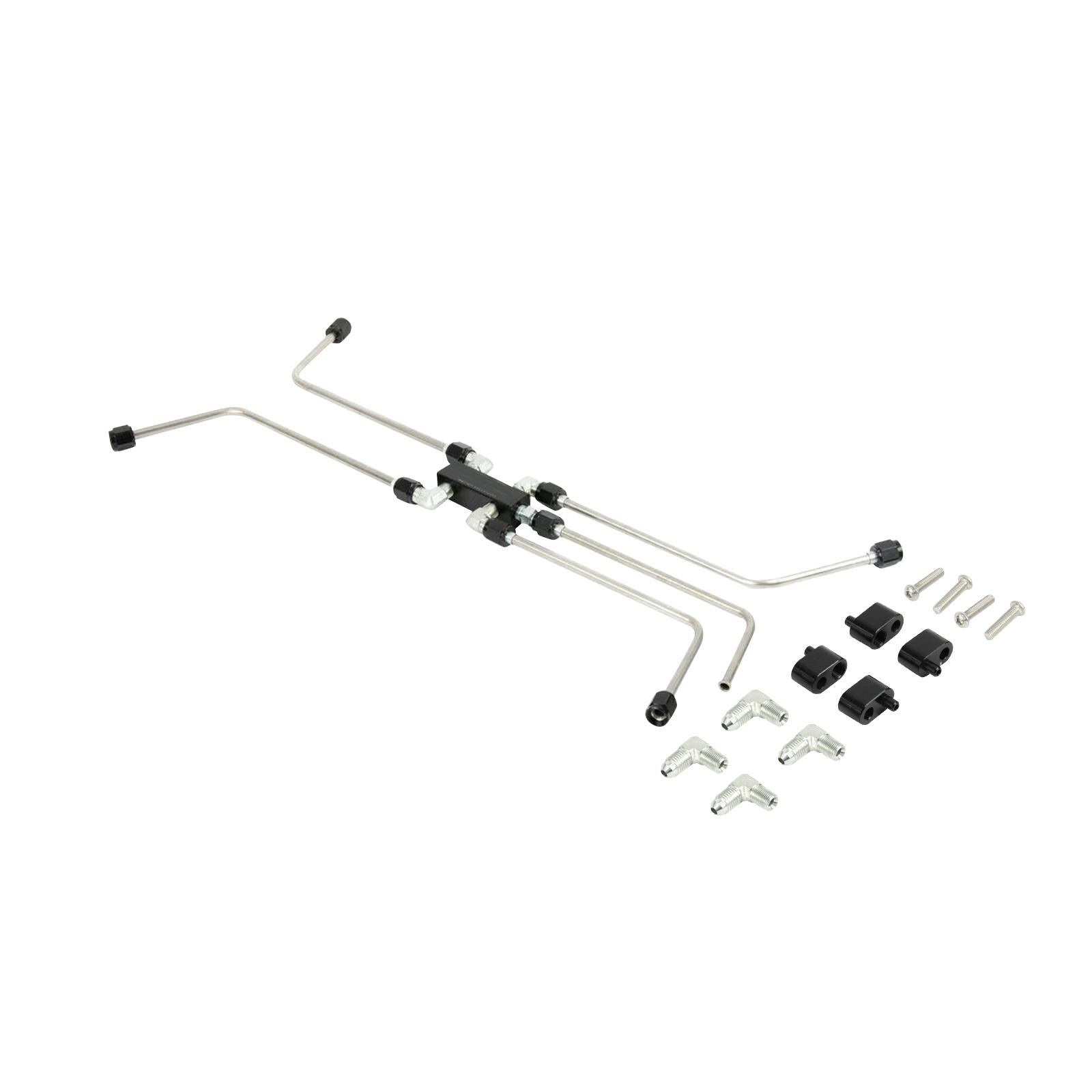 Magideal - De Ventilación De Cruzado De De Adaptadores De Ventilación Con Hardware Y Mangueras Completo De Puerto De Para