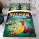 thumbnail image 4 of Rayman Legends Conjunto de sábanas temático, trío de piezas, cómodo y amigable con la piel, diseño único, regalo de decoración para el hogar para familiares, amigos y fans,173cm *218cm, 4 of 6