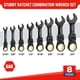 thumbnail image 5 of Juego de llaves WORKPRO Stubby Ratcheting de 8 piezas SAE 5/16-3/4 pulgadas, 5 of 6