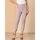 thumbnail image 5 of INSPIRE CHIC Pantalones de trabajo de cintura alta elásticos en la espalda hasta el tobillo para mujer, atuendo de maestra para el regreso a clases, XL Rosa, 5 of 6