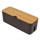 thumbnail image 2 of 1pc Cable Management Box, Large Cable Management Box, Anti Dust Charger Socket Organizer Storage Bin, Charger Plug For Clutter Management, 2 of 2