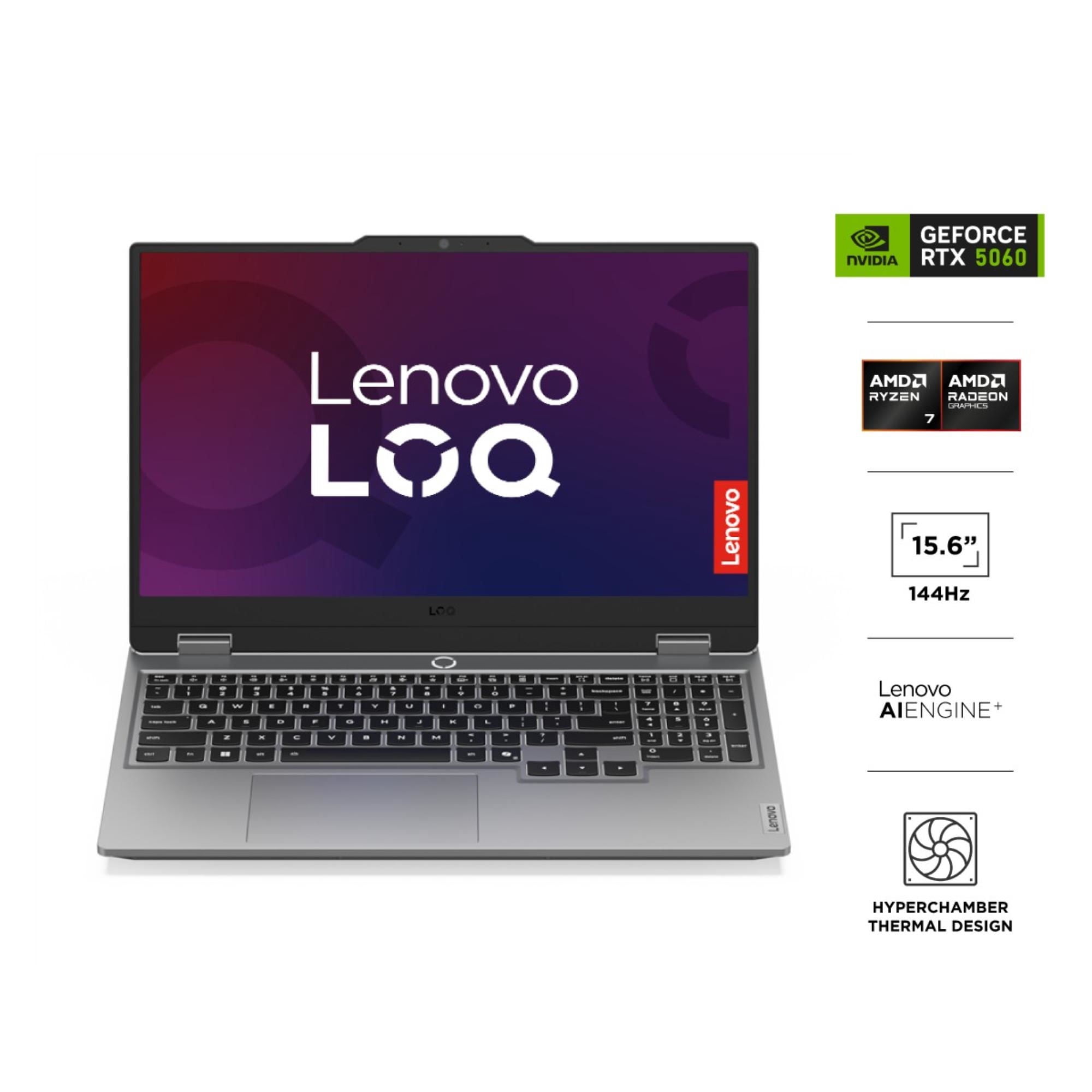 Notebook Gamer Lenovo Loq 15Ahp9 15.6"" Fhd Amd Ryzen 7 16Gb 512Gb Ssd Negro