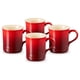 thumbnail image 1 of Set de tazas Le Creuset Stoneware, 400 ml, color cereza (juego de 4), 1 of 4